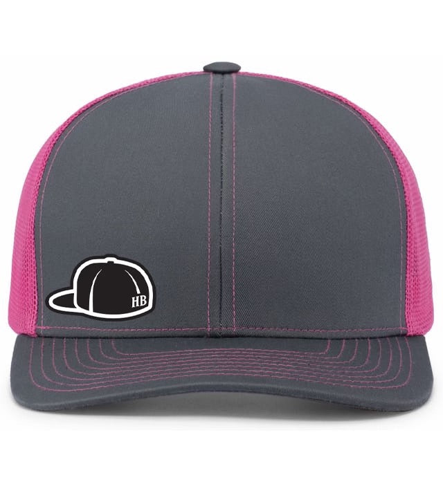 Hat Back - Graphite / Pink - #HBG Expression